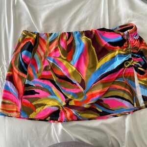 Colorful Abstract Mini Skirt